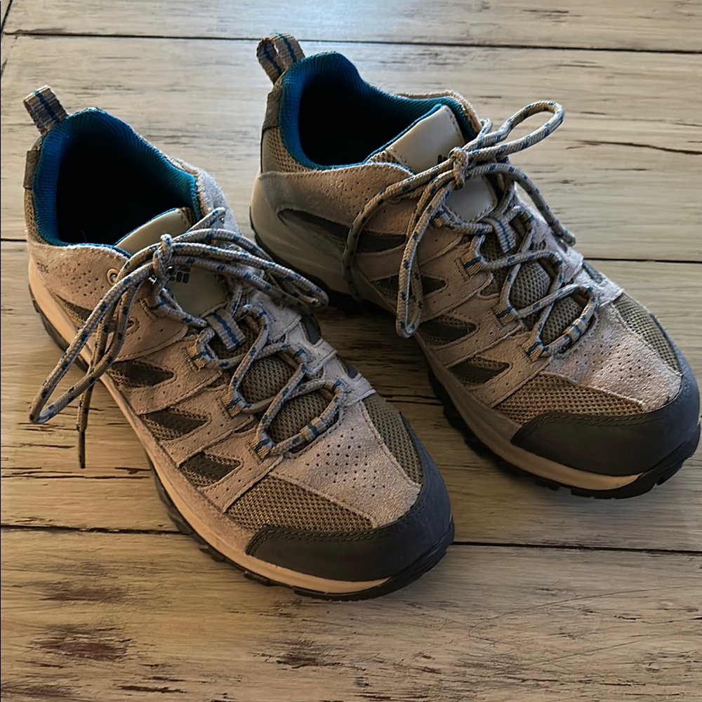 Columbia Tan and Gray Athletic Shoes with Breathable Mesh